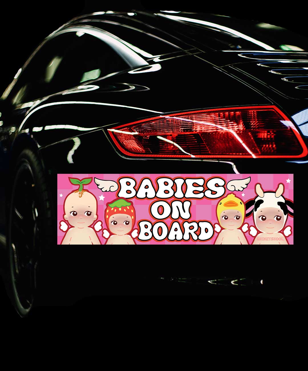 Babies on board Bumper Sticker