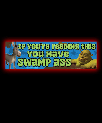 Swamp Ass Bumper Sticker